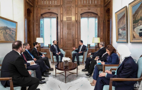 The meeting between the Foreign Minister of Armenia and the President of Syria
