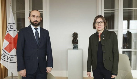 Ararat Mirzoyan BQXK-nın Ermənistandakı uzunmüddətli fəaliyyətini yüksək qiymətləndirib