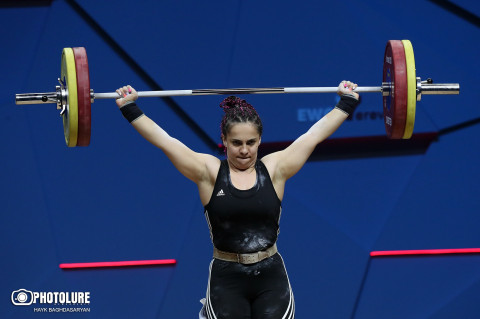 Tatev Hakobyan - vice-champion of Europe in weightlifting