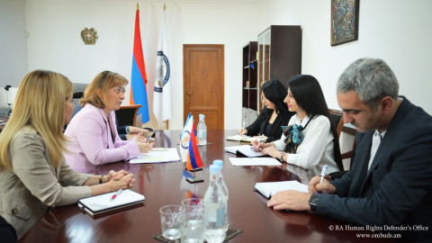 ՄԻՊ-ը ՄԱԿ-ի Զարգացման ծրագրի մշտական ներկայացուցչի հետ քննարկել է կառույցի ինստիտուցիոնալ հզորացմանն առնչվող հարցեր