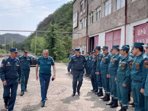 Կամո Ցուցուլյանն այցելել է Սյունիքի մարզային փրկարարական վարչություն