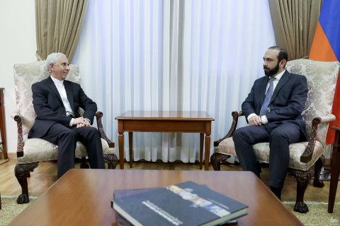 Armenian foreign minister and Iran’s ambassador discuss vision of two countries to establish peace and stability in the South Caucasus