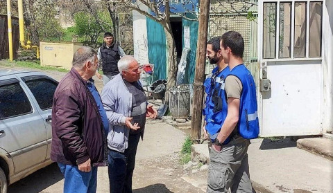 Aİ missiyasının müşahidəçiləri münaqişənin əhalinin gündəlik həyatına necə təsir etdiyini qiymətləndirmək üçün ER sərhəd bölgələrinə səfər edirlər