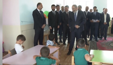 Վարչապետը Գավառում ծանոթացել է մանկապարտեզի հիմնանորոգման աշխատանքներին