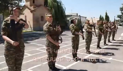 Կանանց գումարտակի համալրման գործընթացը շարունակվում է