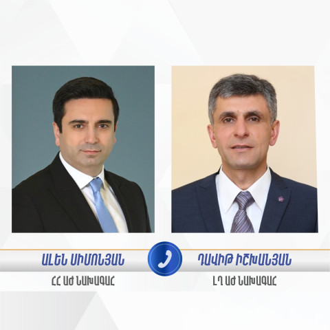 Ալեն Սիմոնյանը շնորհավորել է ԼՂ ԱԺ նորընտիր նախագահին