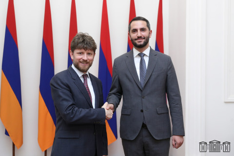 Ruben Rubinyan receives newly appointed Ambassador of France to Armenia