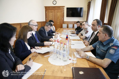 ՆԳ նախարարը ճապոնացի գործընկերների հետ քննարկել է համագործակցության ընդլայնման վերաբերյալ հարցեր