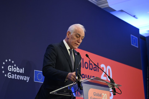 Վահագն Խաչատուրյանը ելույթ է ունեցել «Global Gateway» համաժողովի շրջանակում անցկացված պանելային քննարկմանը