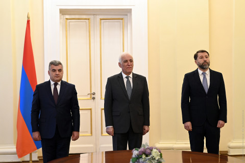 Հանրապետության նախագահի նստավայրում տեղի է ունեցել դատավորների երդման արարողություն