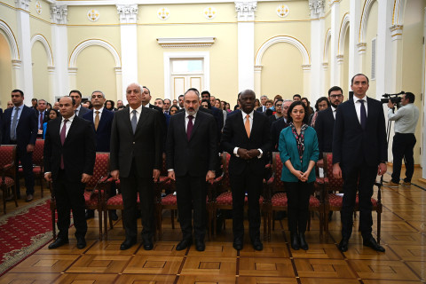 Vahagn Khachaturyan attended opening of international conference entitled 'Advancing social justice: future of labor in modern era'