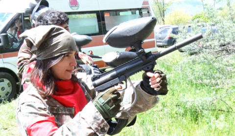 Paintball tournament in Sevan