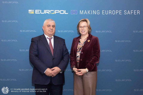 Aram Hovhannisyan discussed issues related to joining SIENA system with executive director of Europol