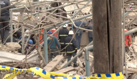 Woman left in rubble also brought out