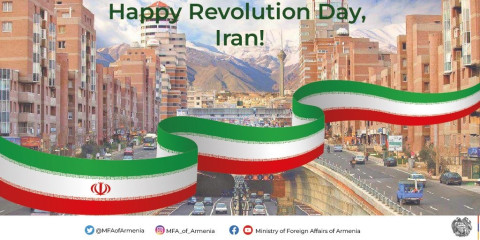 May bonds of friendship between Armenia and Iran grow stronger, fostering peace and coop in the region: Armenia's Foreign Ministry