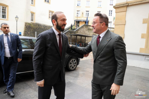 Ararat Mirzoyan arrived in Luxembourg on working visit