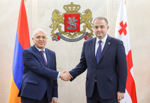 Ambassador Smbatyan and Minister of Defense of Georgia referred to existing cooperation in field of defense