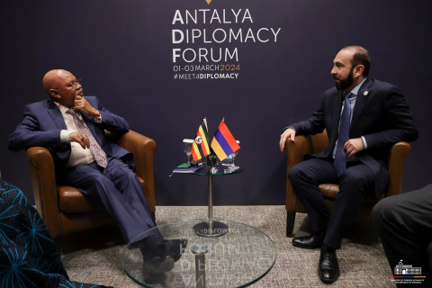 Meeting of the Foreign Ministers of Armenia and Uganda
