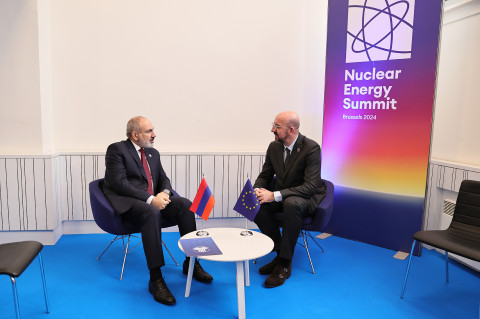 Բրյուսելում տեղի է ունեցել Նիկոլ Փաշինյանի և Շառլ Միշելի հանդիպումը