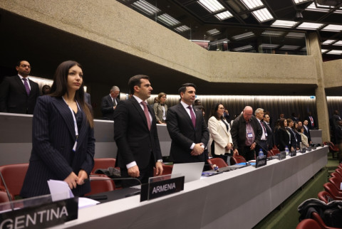 Delegation led by Alen Simonyan takes part in the opening ceremony of the 148th Assembly of the Inter-Parliamentary Union