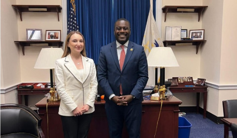 Lilit Makunts and US Congressman Gabe Amo discussed possible ways to strengthen resistance of Armenia