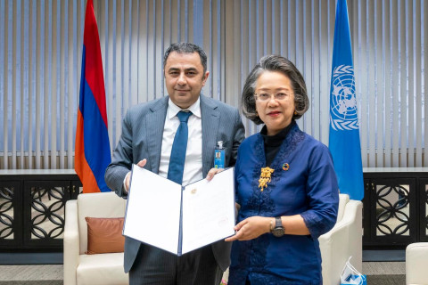 Դեսպան Գևորգյանն ու ՄԱԿ-ի հանձնաժողովի գործադիր քարտուղարն անդրադարձել են «Խաղաղության խաչմերուկ» ծրագրին