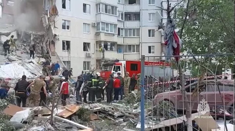 В результате обрушения в жилом доме в Белгороде погибли люди