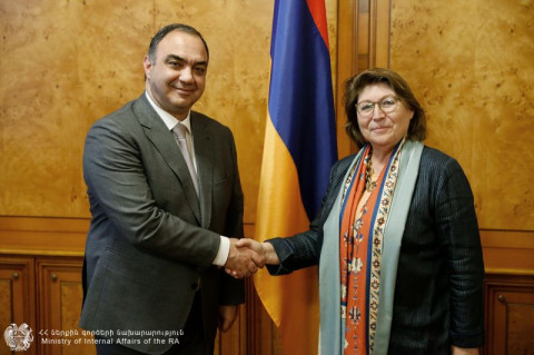 Քննարկվել են համագործակցության նոր ուղղությունները․ ՆԳ նախարարն ընդունել է ՄՄԿ գլխավոր տնօրենի տեղակալին