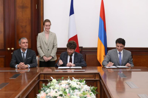 Հայաստանի և Զարգացման ֆրանսիական գործակալության միջև ստորագրվել է վարկային համաձայնագիր