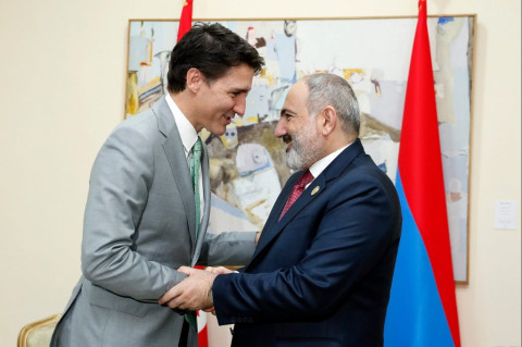 Nikol Pashinyan sends congratulatory message to Justin Trudeau