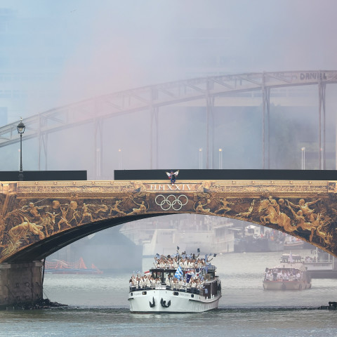 For the first time in history, opening of Olympic Games held outside stadium along Seine River