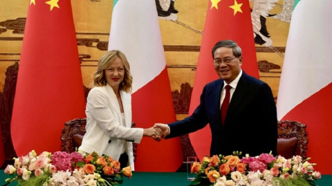 Prime Minister of Italy visited China
