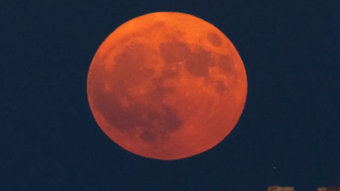 The first supermoon of 2024 rises over Germany