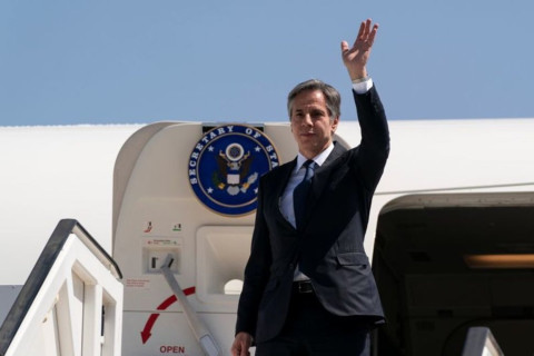 Blinken arrives in Egypt to further push Gaza ceasefire