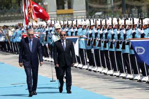 Egyptian President in Turkey for first time in 12 years as relations thaw