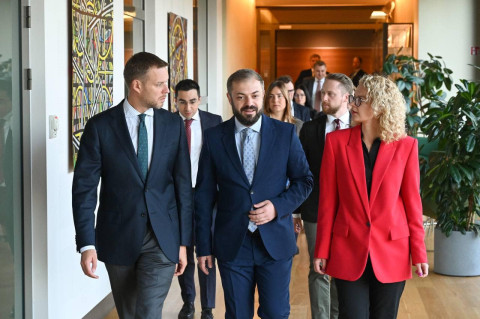 Ermənistan iqtisadiyyatın şaxələndirilməsi yolu ilə gedir: Papoyan Litvanın xarici işlər və iqtisadiyyat nazirləri ilə görüşüb