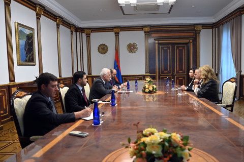 Վահագն Խաչատուրյանն ընդունել է Ամերիկայի հայկական համագումարի հոգաբարձուների խորհրդի նորընտիր համանախագահներին