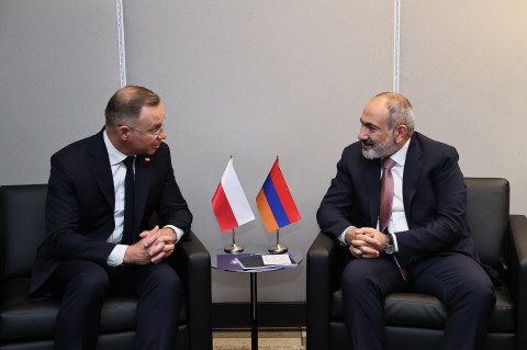 Пашинян провел встречу с президентом Польши Анджеем Дудой, коснулся обсуждений мирного договора между Арменией и Азербайджаном