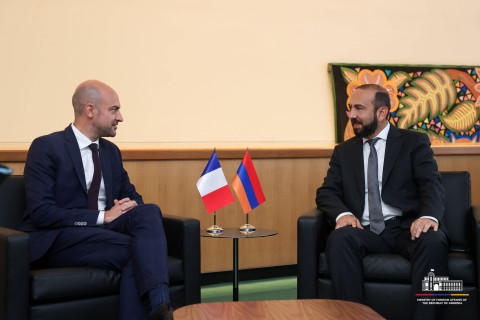 Relations between Armenia and France are evolving with a new substance, Mirzoyan tells Jean-Noël Barrot