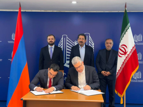 Deputy Ministers of Economy of Armenia and Trade of Iran signed memorandum on exchange of goods and services