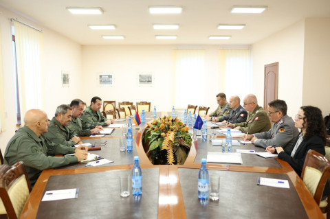 Delegation headed by Director General of International Military Staff held bilateral meetings