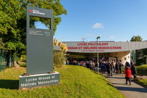 First school in France named after Armenian hero of Resistance Movement Missak Manouchian