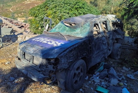 Israeli strike kills three journalists in south Lebanon