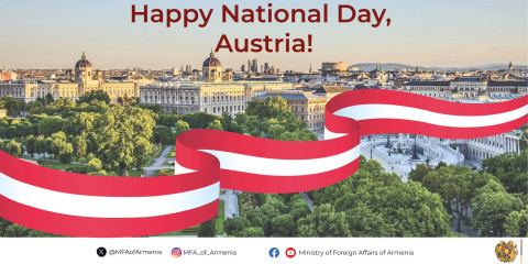 We value the productive dialogue between our countries: Foreign Ministry congratulated Austria on National Day