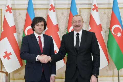 Ilham Aliyev congratulated Irakli Kobakhidze on victory of 'Georgian Dream' party