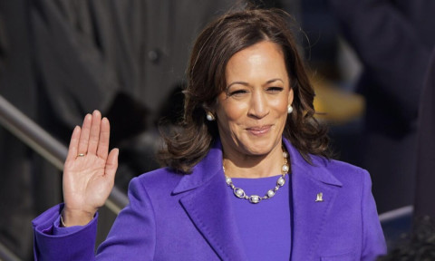 Kamala Harris voted by mail in US presidential election