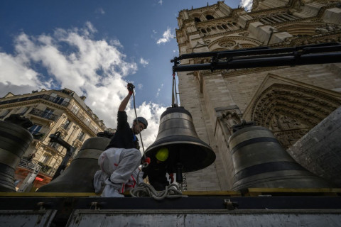 Notre-Dame’s bells ring out for the first time since the devastating 2019 fire