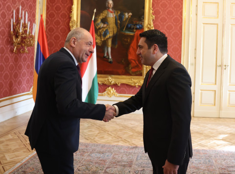 Alen Simonyan meets with President of Hungary Tamás Sulyok