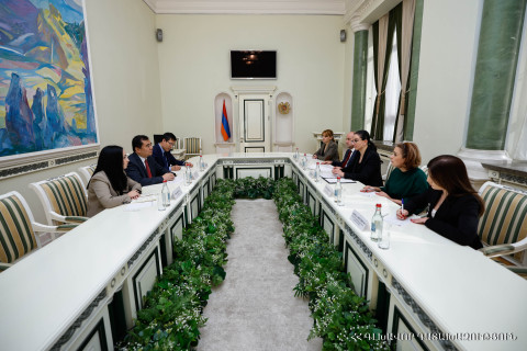 Генеральный прокурор обсудил перспективы развития сотрудничества с Временным поверенным в делах Китая в РА