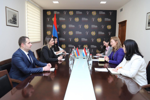 Սրբուհի Գալյանն ու Նիդերլանդների դեսպանը պատրաստակամություն են հայտնել ընդլայնել երկկողմ համագործակցությունը